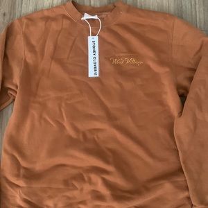 Stoney Clover West Village Sweatshirtbrown S/M NWT